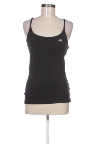 Damen Sporttop Adidas, Größe S, Farbe Schwarz, Preis 17,39 €