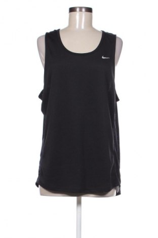 Damen Sporttop Nike, Größe XXL, Farbe Schwarz, Preis € 17,39