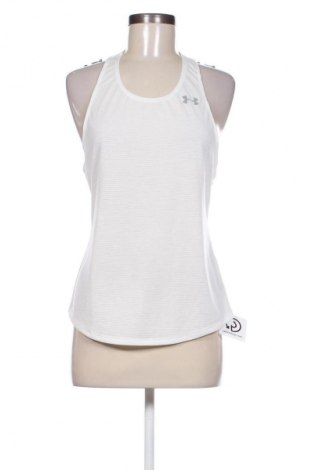 Γυναίκειο αθλητικό τοπ Under Armour, Μέγεθος M, Χρώμα Λευκό, Τιμή 17,39 €