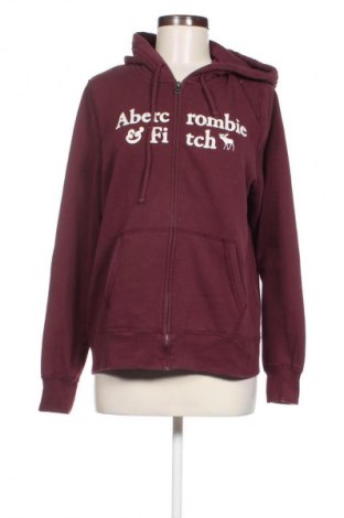 Дамски суичър Abercrombie & Fitch, Размер L, Цвят Червен, Цена 33,93 лв.