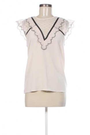 Top de femei Naf Naf, Mărime L, Culoare Ecru, Preț 88,99 Lei