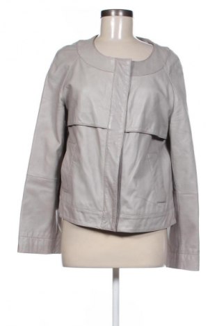 Damen Lederjacke Hallhuber, Größe L, Farbe Grau, Preis 102,00 €