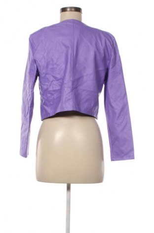 Γυναικείο δερμάτινο μπουφάν NEW COLLECTION, Μέγεθος M, Χρώμα Βιολετί, Τιμή 39,99 €