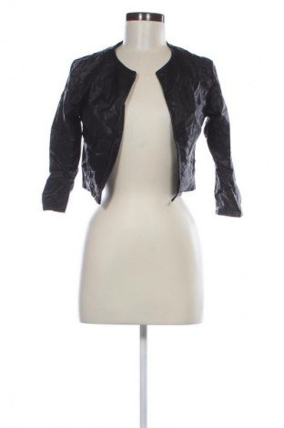 Дамско кожено яке NEW COLLECTION, Размер S, Цвят Черен, Цена 49,99 лв.