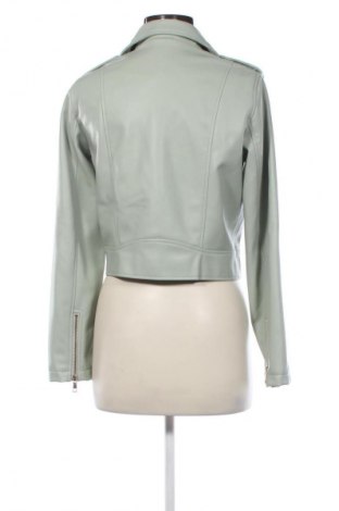 Damen Lederjacke Zara, Größe M, Farbe Grün, Preis 21,05 €