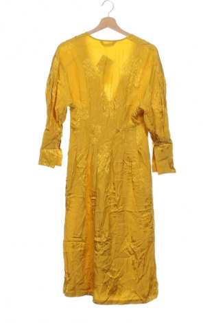 Damski płaszcz Bershka, Rozmiar XS, Kolor Żółty, Cena 76,99 zł