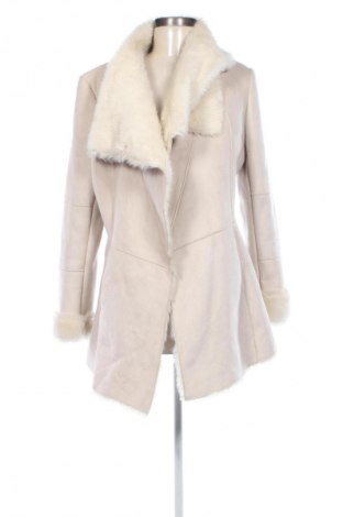 Dámsky kabát  Bershka, Veľkosť L, Farba Béžová, Cena  45,01 €