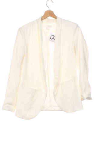 Sacou de femei H&M, Mărime XS, Culoare Alb, Preț 156,99 Lei