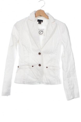 Damen Blazer H&M, Größe XS, Farbe Weiß, Preis 15,99 €