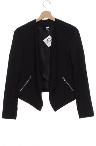 Dámske sako  H&M Divided, Veľkosť XS, Farba Čierna, Cena  24,46 €