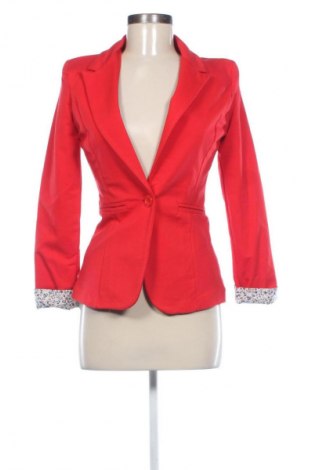 Γυναικείο σακάκι NEW COLLECTION, Μέγεθος S, Χρώμα Κόκκινο, Τιμή 34,78 €