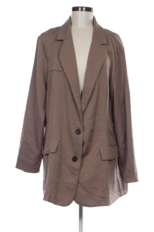 Sacou de femei SHEIN, Mărime 3XL, Culoare Maro, Preț 156,99 Lei