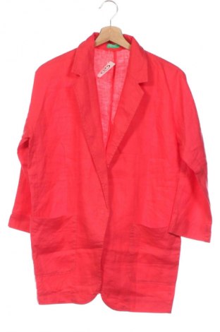 Damen Blazer United Colors Of Benetton, Größe XXS, Farbe Rot, Preis € 34,78