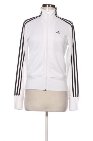 Дамско спортно горнище Adidas, Размер S, Цвят Бял, Цена 109,99 лв.