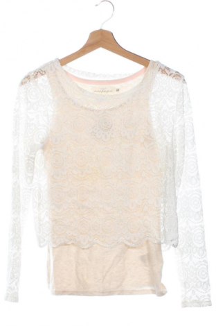 Kinder Shirt H&M, Größe 14-15y/ 168-170 cm, Farbe Ecru, Preis 9,21 €