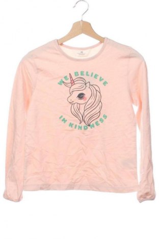 Dziecięca bluzka H&M, Rozmiar 8-9y/ 134-140 cm, Kolor Popielaty róż, Cena 36,99 zł