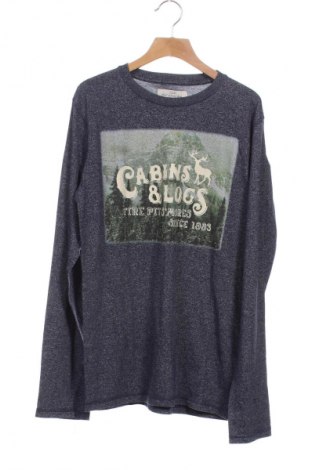 Dziecięca bluzka H&M L.O.G.G., Rozmiar 12-13y/ 158-164 cm, Kolor Niebieski, Cena 26,97 zł