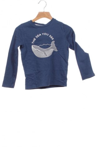 Kinder Shirt Okaidi, Größe 4-5y/ 110-116 cm, Farbe Blau, Preis 6,02 €
