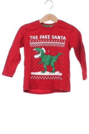 Kinder Shirt Unbranded, Größe 2-3y/ 98-104 cm, Farbe Rot, Preis 6,00 €