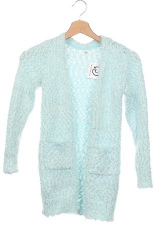 Kinder Strickjacke Girls, Größe 6-7y/ 122-128 cm, Farbe Blau, Preis 5,99 €