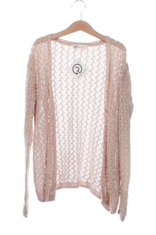 Pulover cu nasturi pentru copii H&M, Mărime 8-9y/ 134-140 cm, Culoare Bej, Preț 55,99 Lei