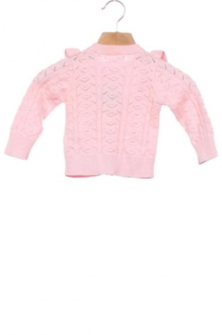 Kinder Strickjacke Sinsay, Größe 3-6m/ 62-68 cm, Farbe Rosa, Preis 12,79 €