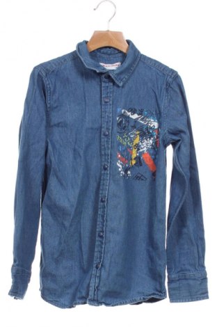 Kinderhemd Unbranded, Größe 9-10y/ 140-146 cm, Farbe Blau, Preis 4,99 €