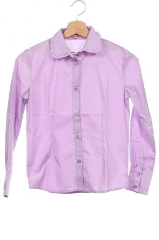 Kinderhemd Unbranded, Größe 9-10y/ 140-146 cm, Farbe Lila, Preis 9,22 €