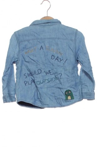 Kinderhemd Zara, Größe 18-24m/ 86-98 cm, Farbe Blau, Preis 9,99 €