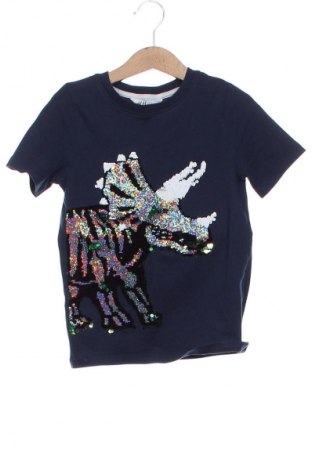 Детска тениска H&M, Размер 4-5y/ 110-116 см, Цвят Син, Цена 10,00 лв.