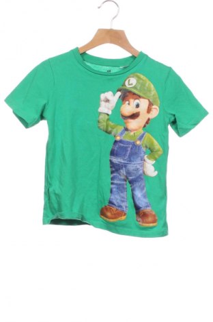 Kinder T-Shirt H&M, Größe 4-5y/ 110-116 cm, Farbe Grün, Preis € 6,14