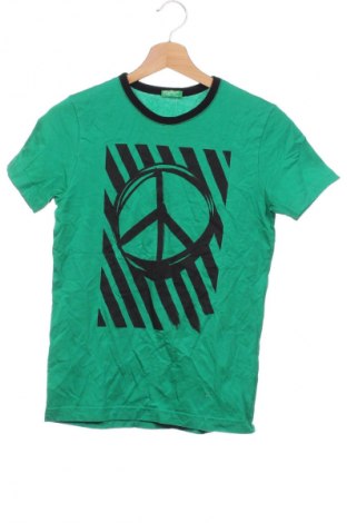 Tricou pentru copii United Colors Of Benetton, Mărime 12-13y/ 158-164 cm, Culoare Verde, Preț 22,99 Lei