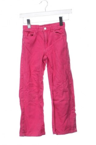 Dětské džíny  H&M, Velikost 7-8y/ 128-134 cm, Barva Růžová, Cena  519,00 Kč