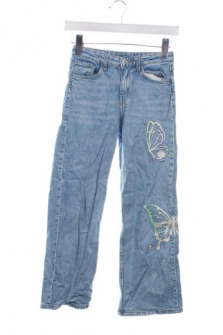 Dětské džíny  H&M, Velikost 8-9y/ 134-140 cm, Barva Modrá, Cena  209,00 Kč