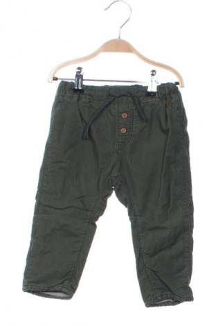 Detské nohavice  H&M, Veľkosť 9-12m/ 74-80 cm, Farba Zelená, Cena  7,95 €