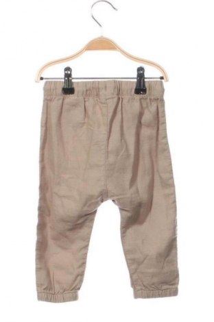 Детски панталон H&M, Размер 9-12m/ 74-80 см, Цвят Бежов, Цена 21,00 лв.