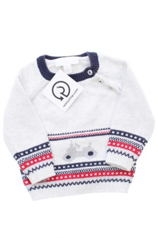 Детски пуловер The Little White Company, Размер 1-2m/ 50-56 см, Цвят Многоцветен, Цена 16,99 лв.