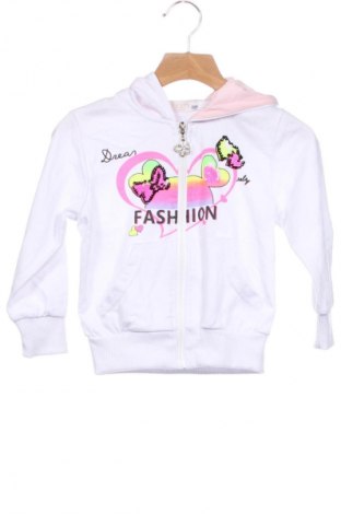 Gyerek sweatshirt Fashion Girl, Méret 4-5y / 110-116 cm, Szín Fehér, Ár 5 999 Ft