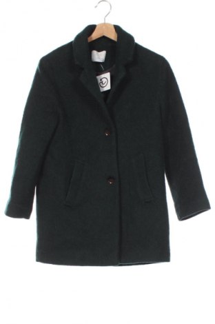 Palton pentru copii Zara, Mărime 12-13y/ 158-164 cm, Culoare Verde, Preț 68,88 Lei