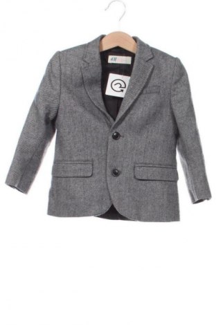Детско сако H&M, Размер 18-24m/ 86-98 см, Цвят Сив, Цена 32,00 лв.