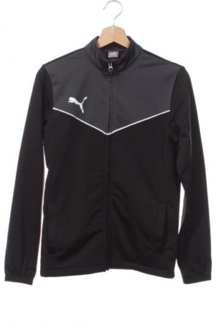 Детско спортно горнище PUMA, Размер 12-13y/ 158-164 см, Цвят Черен, Цена 34,00 лв.