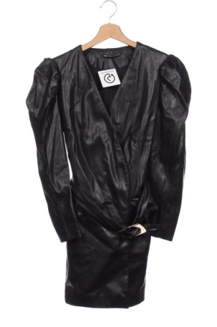 Lederkleid Zara, Größe M, Farbe Schwarz, Preis 13,84 €