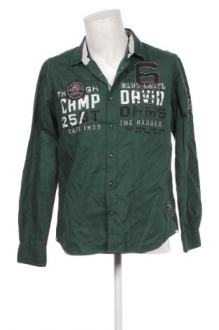 Herrenhemd Camp David, Größe M, Farbe Grün, Preis 37,99 €