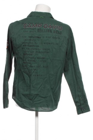 Herrenhemd Camp David, Größe M, Farbe Grün, Preis 37,99 €