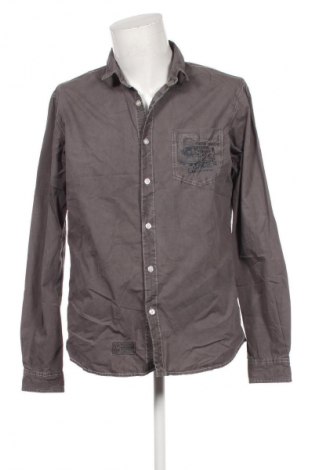 Herrenhemd Camp David, Größe M, Farbe Grau, Preis € 33,99