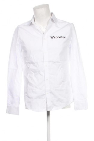 Ανδρικό πουκάμισο H&M, Μέγεθος M, Χρώμα Λευκό, Τιμή 6,99 €