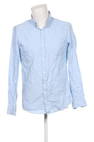 Herrenhemd Jean Pascale, Größe M, Farbe Blau, Preis 8,99 €