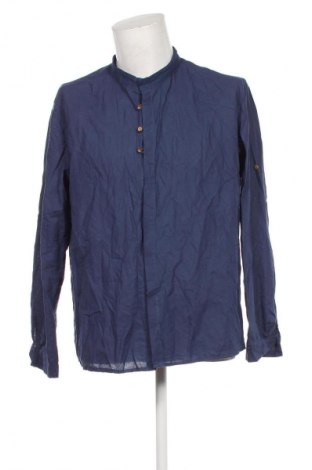 Ανδρικό πουκάμισο Unbranded, Μέγεθος 3XL, Χρώμα Μπλέ, Τιμή 18,99 €