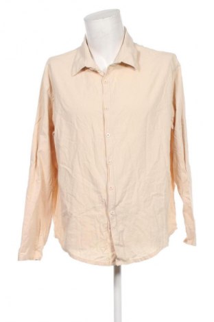 Herrenhemd Unbranded, Größe 3XL, Farbe Beige, Preis € 9,99