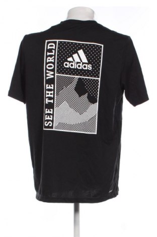 Tricou de bărbați Adidas, Mărime L, Culoare Negru, Preț 88,99 Lei